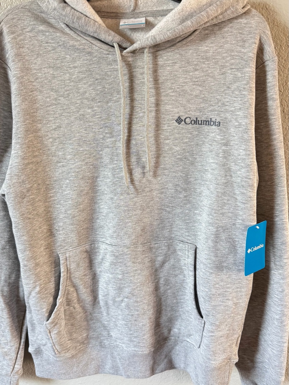 Columbia Men's Gray Hooded Sweatshirt size Small new